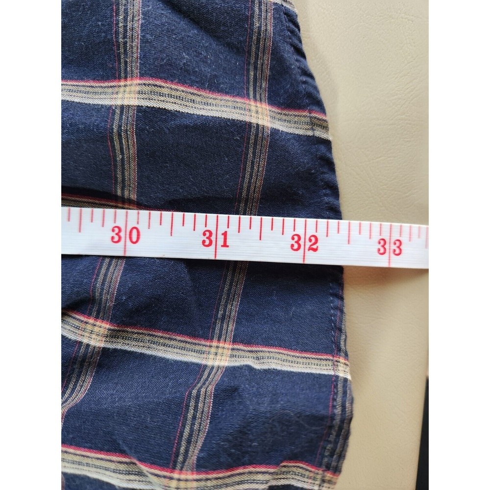 Ely Cattleman Men's 4XL Big Man Pearl Snap Button Down Blue Plaid Long Sleeve - Picture 5 of 6